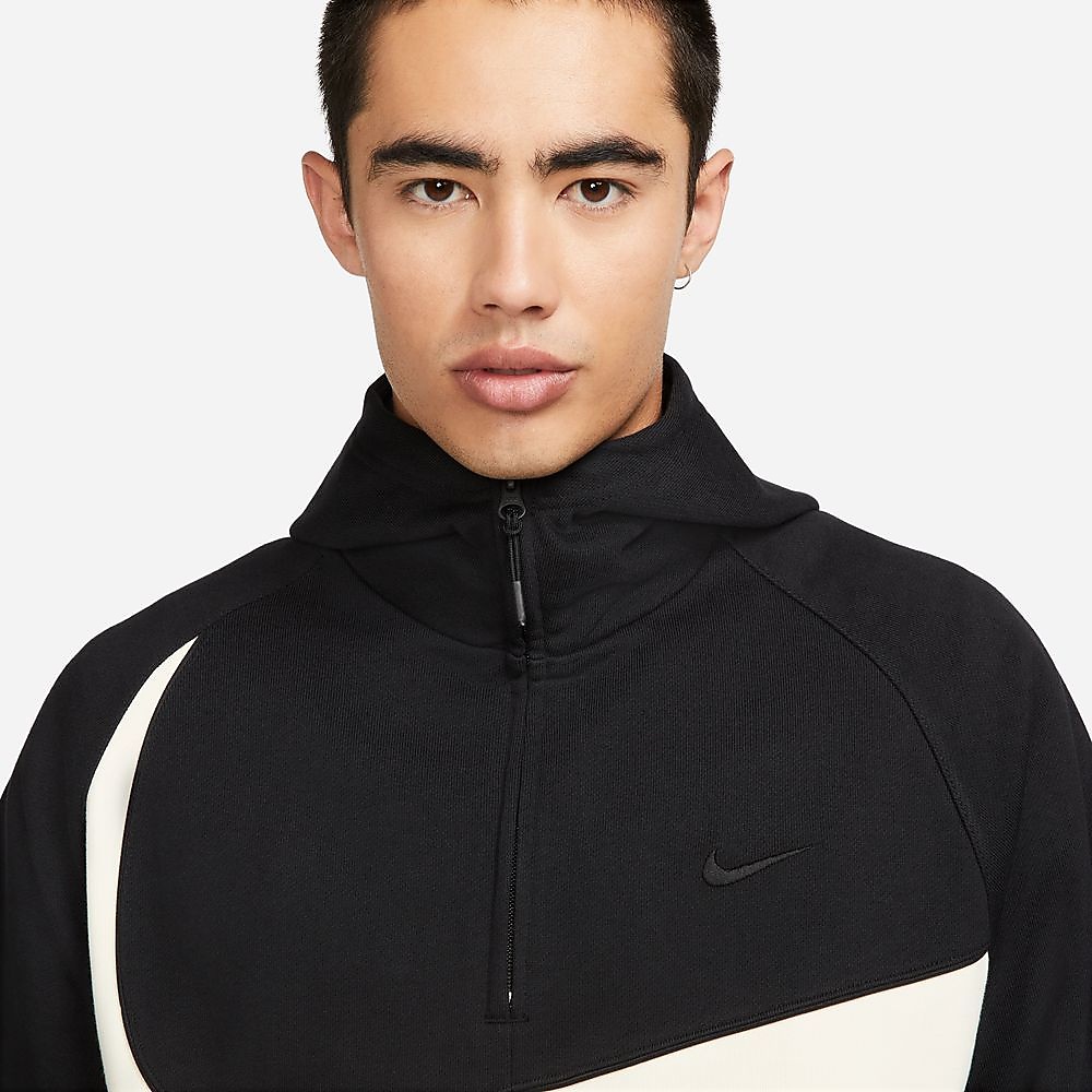 ナイキ スウッシュ フリース ハーフジップ L/S フーディ