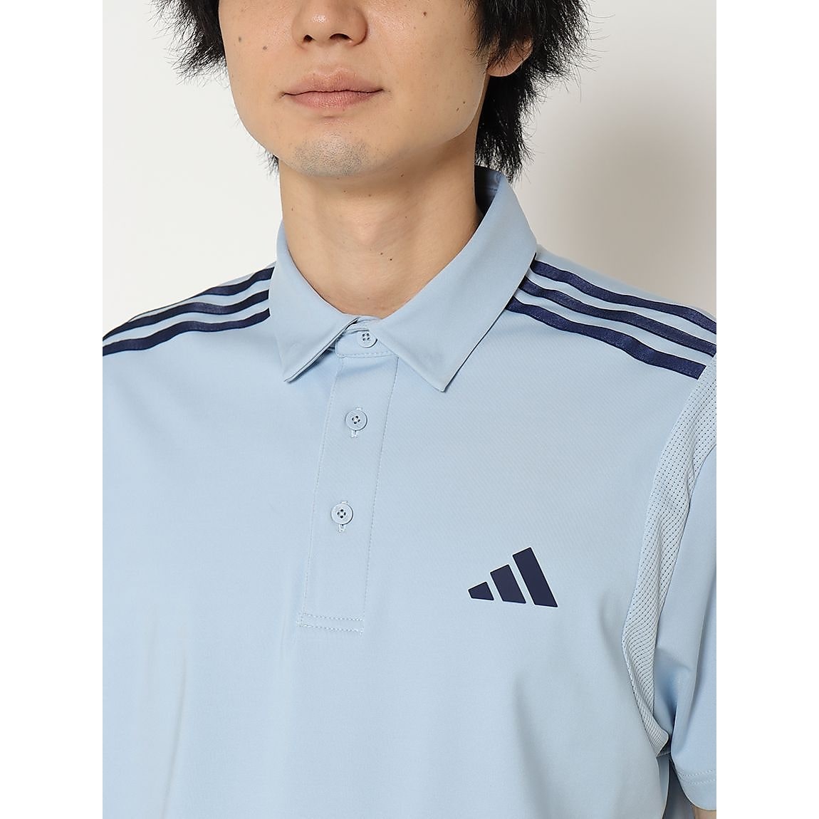 ＨＥＡＴ．ＲＤＹスリーストライプス　半袖ストレッチシャツ