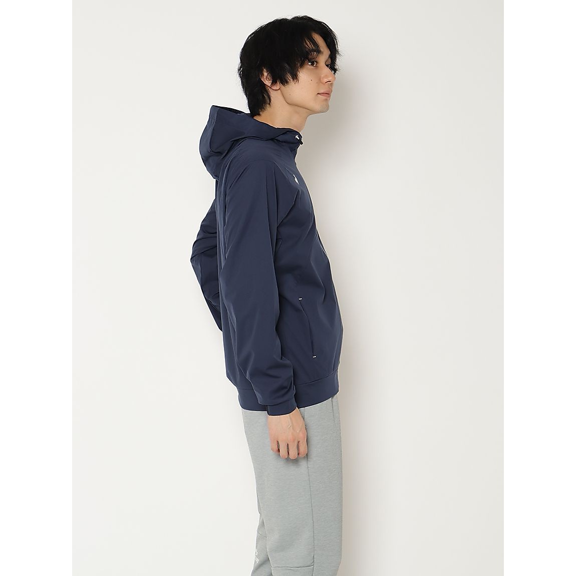 【ストレッチフォーサー】フード付きカットソー