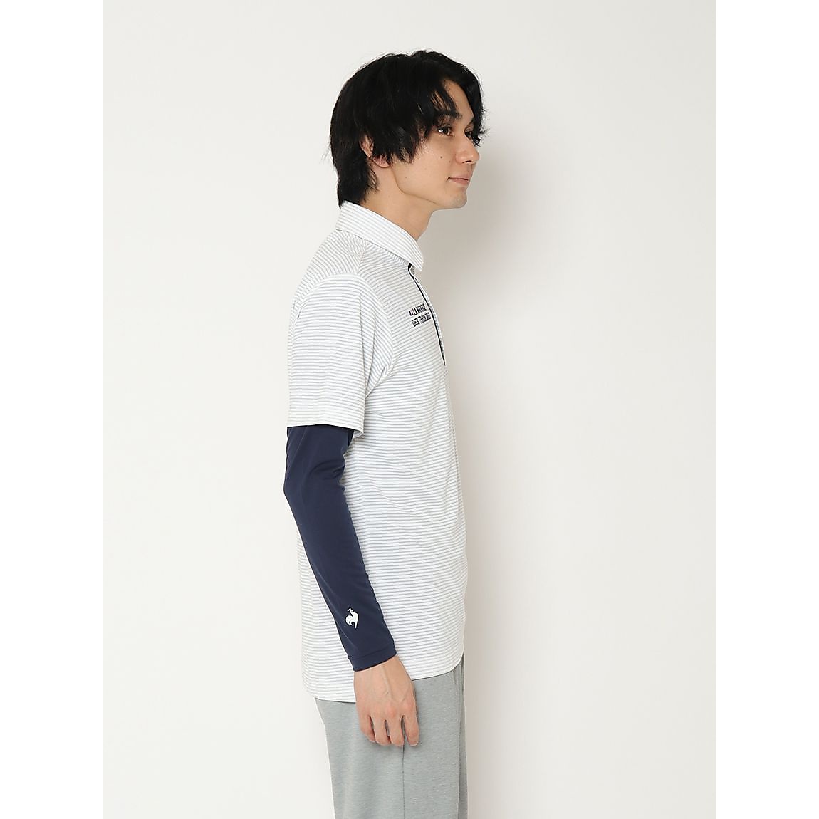 インナー付き半袖シャツ