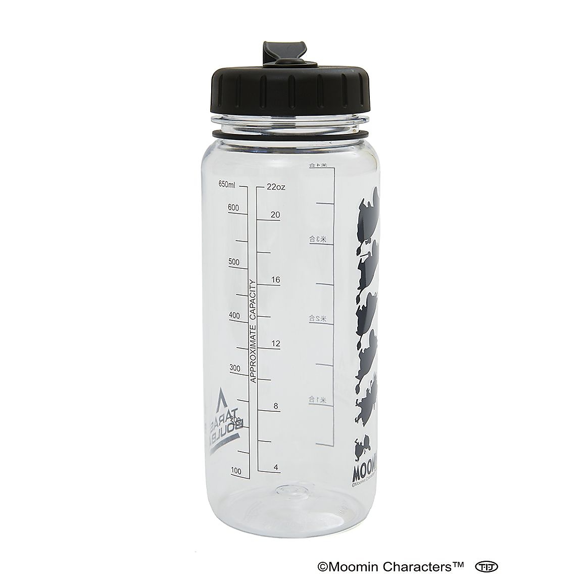 ウォーターボトル 650(ムーミン)クリスタルブラック