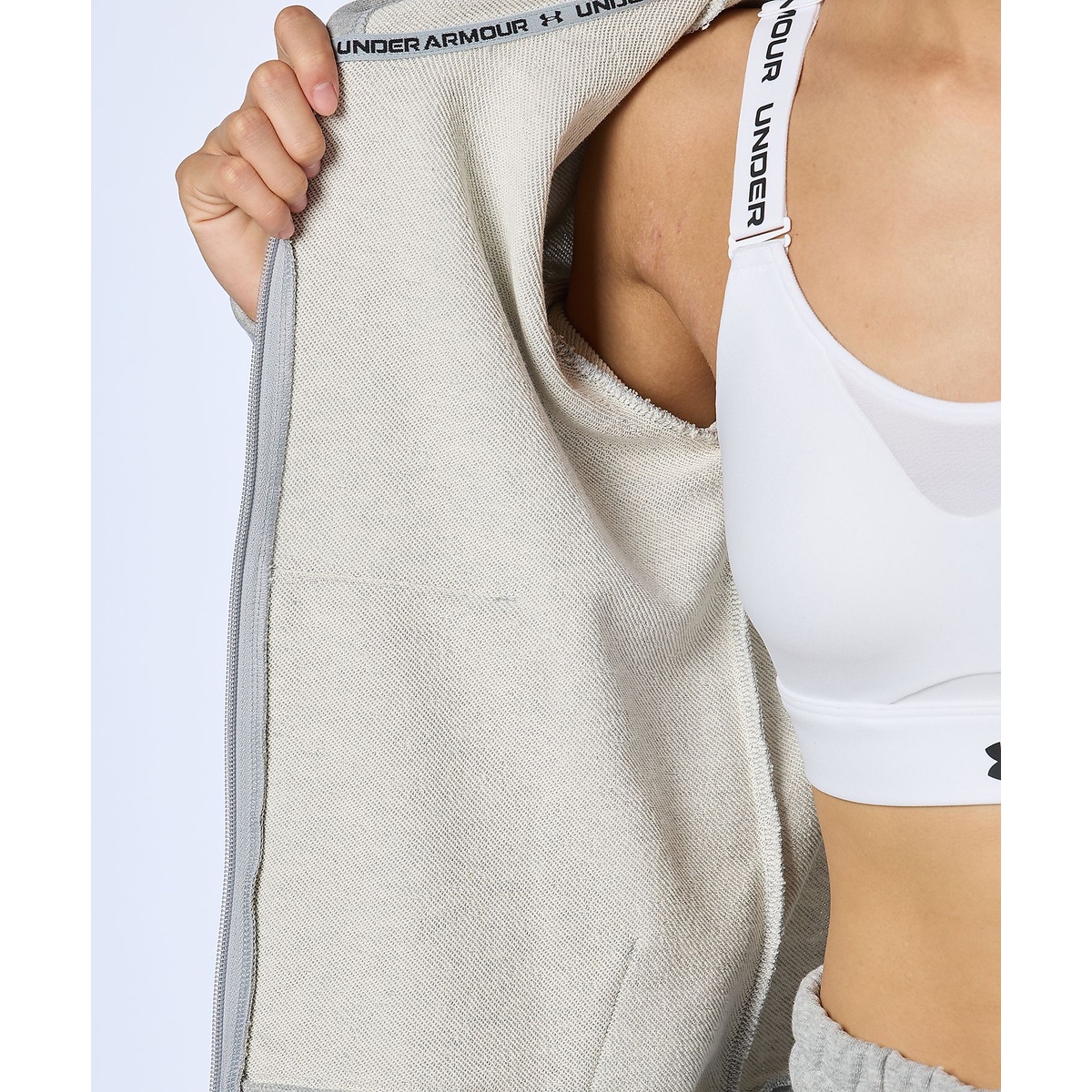 UA ESHORT SLEEVE T-SHIRTENTIAL TERRY FULL ZIP HOODIE HOODIE