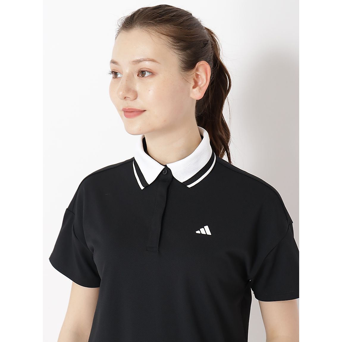 ボックスシルエット ミニピケポロ