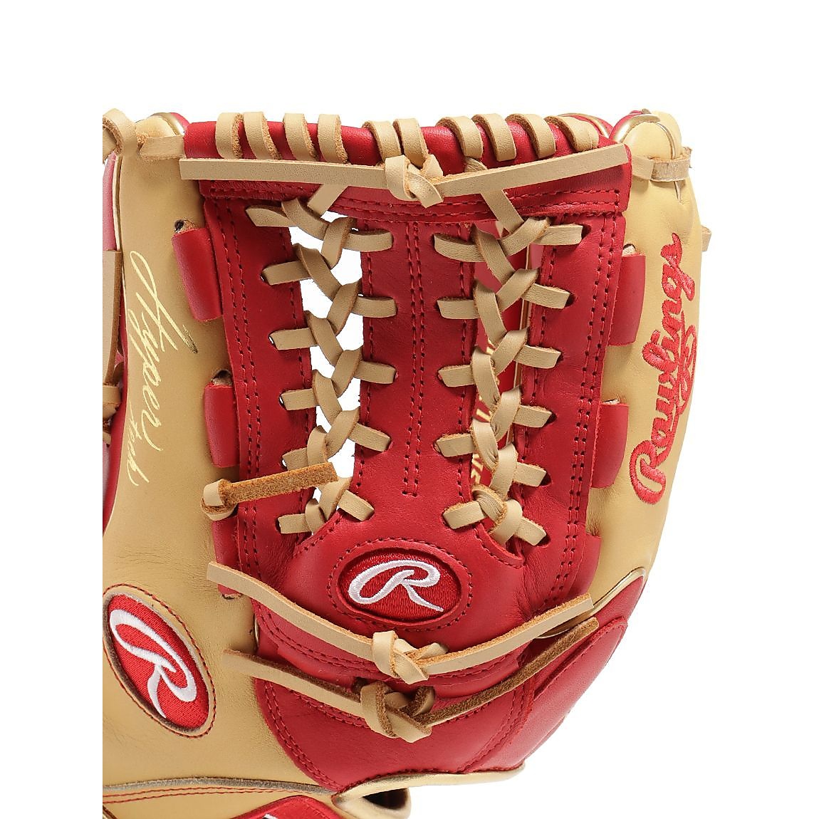 軟式 HYPER TECH COLOR SYNC(ハイパーテックカラーシンク)N55W-スカーレット/キャメル