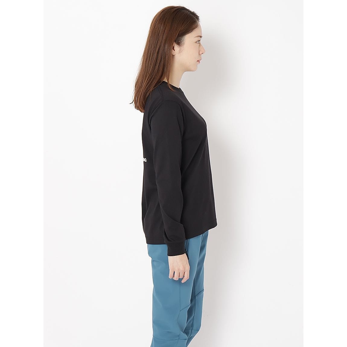 L/S Back Square Logo Tee (ロングスリーブバックスクエアロゴティー)