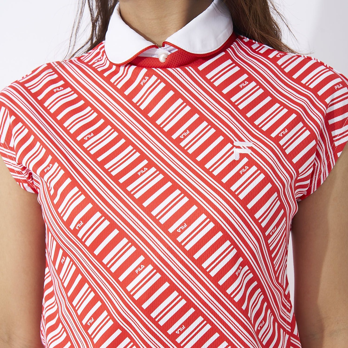 FILA GOLFハンソデ シャツ ガラ