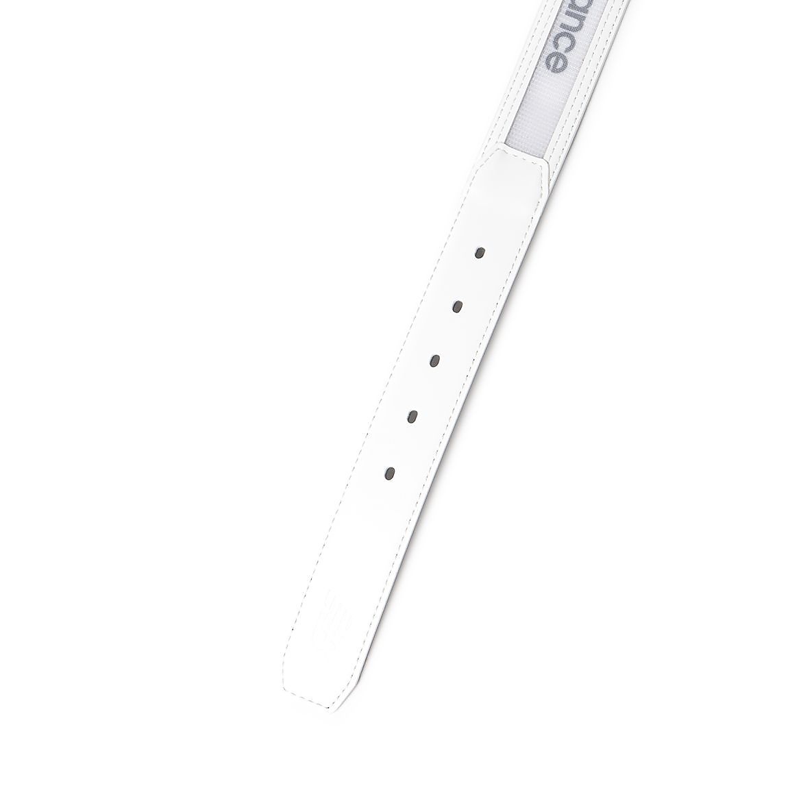 U　メッシュ×シンセティックレザー　ロゴPT　ベルト　SP