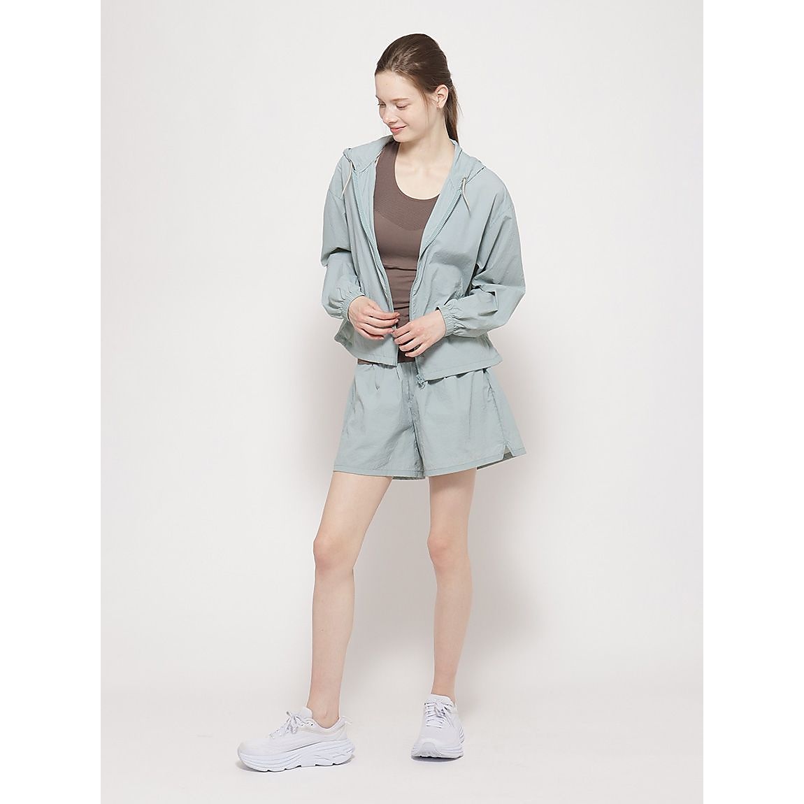 ナイロンワッシャー フーディジャケット LADIES