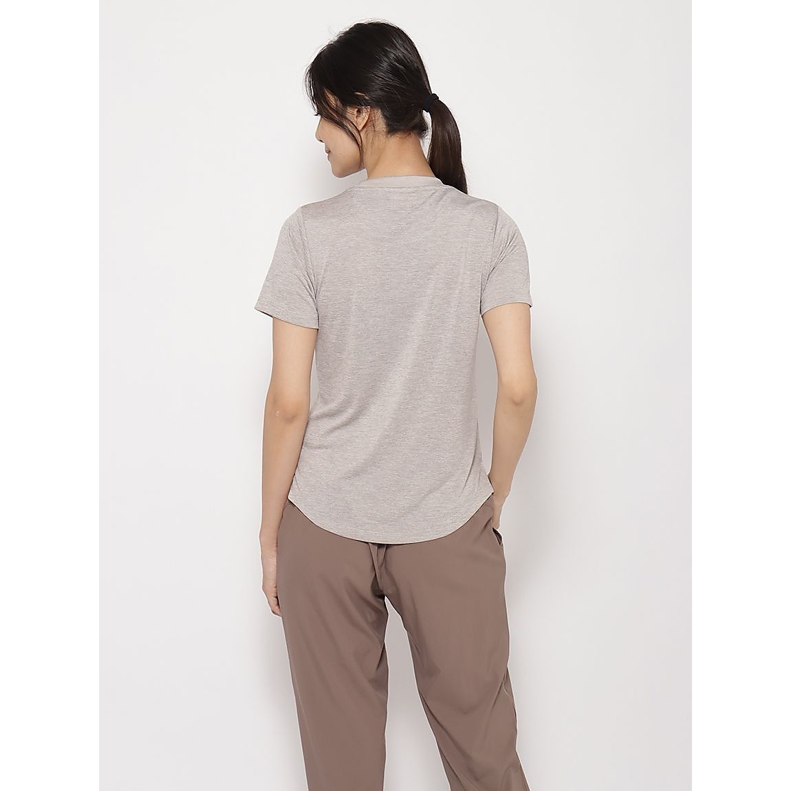 カチオン杢天竺 レギュラー半袖Tシャツ LADIES