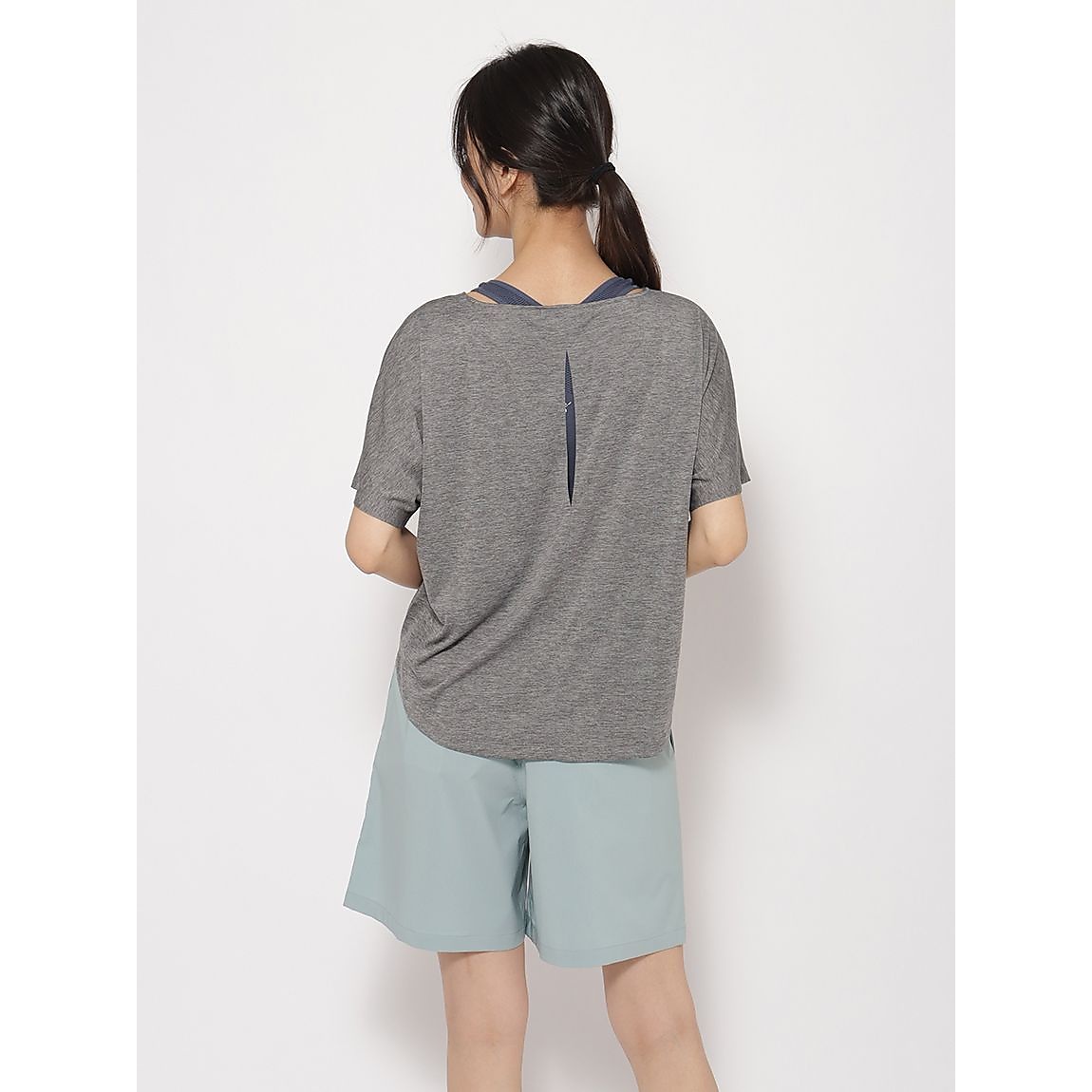 カチオン杢天竺 ドルマンTシャツ LADIES