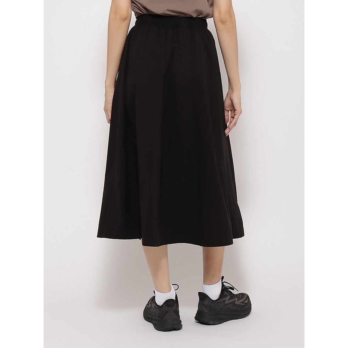 マイクロリップ ギャザーロングスカートLADIES