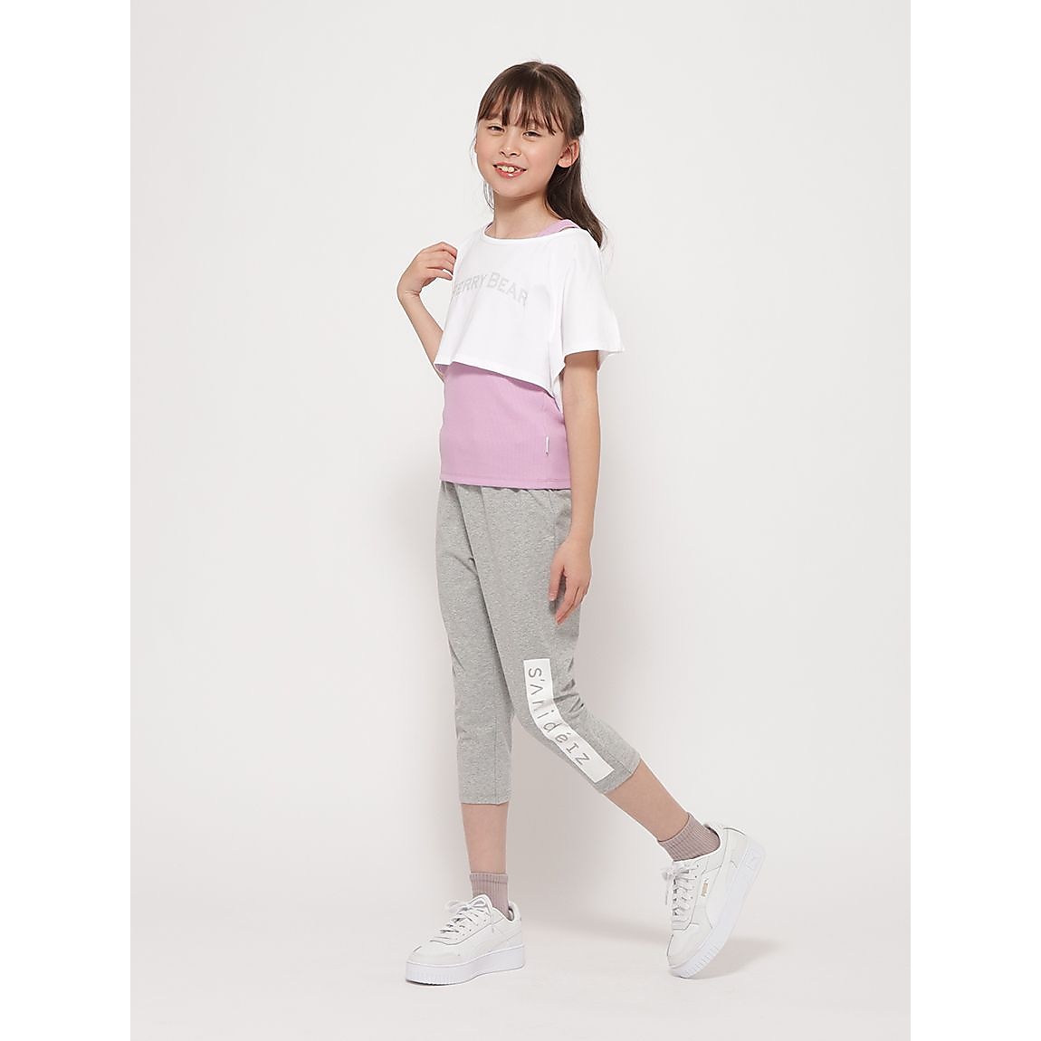 「Berry Bear」シリーズ ショートトップス×タンクセットGIRLS