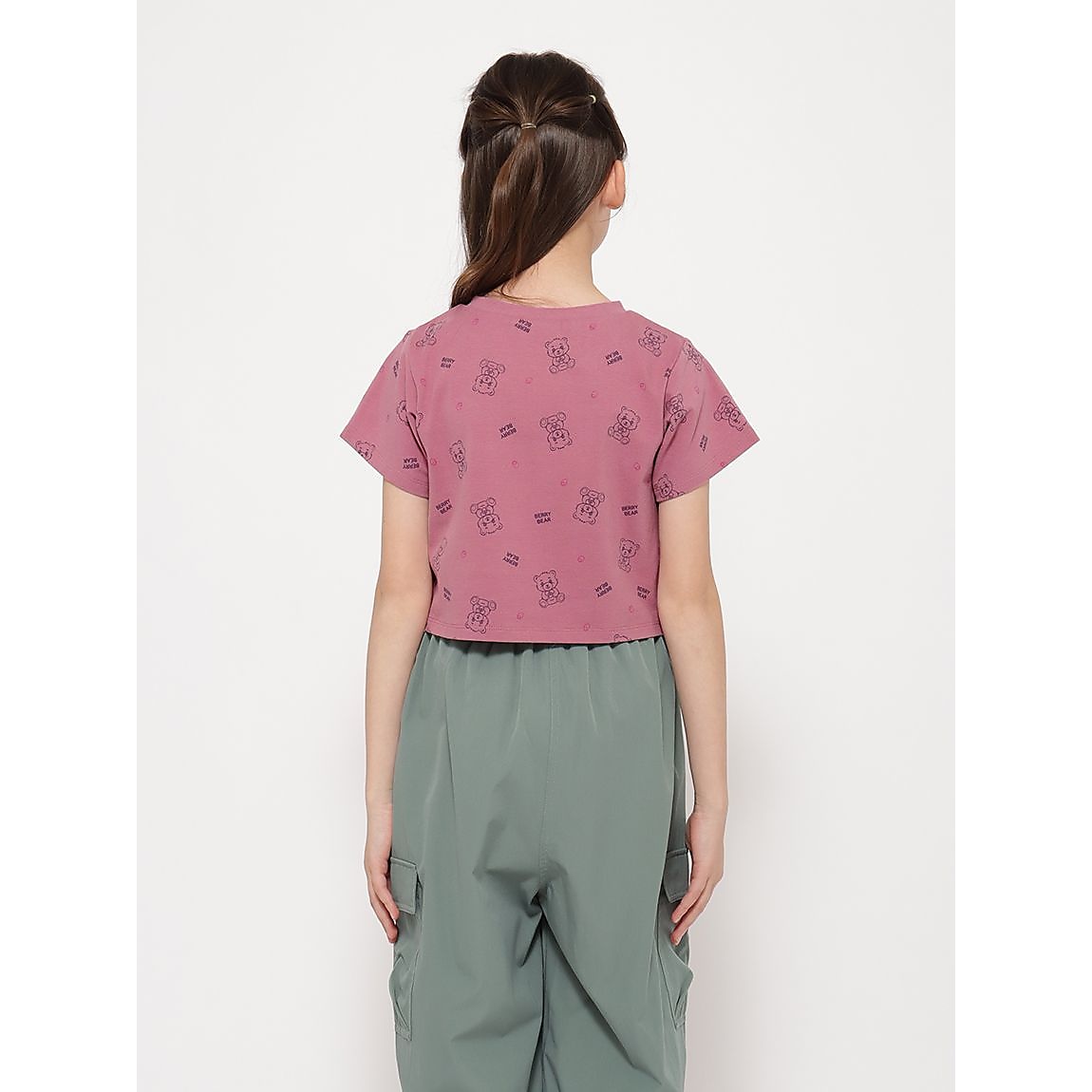 「Berry Bear」シリーズ クロップトTシャツ GIRLS