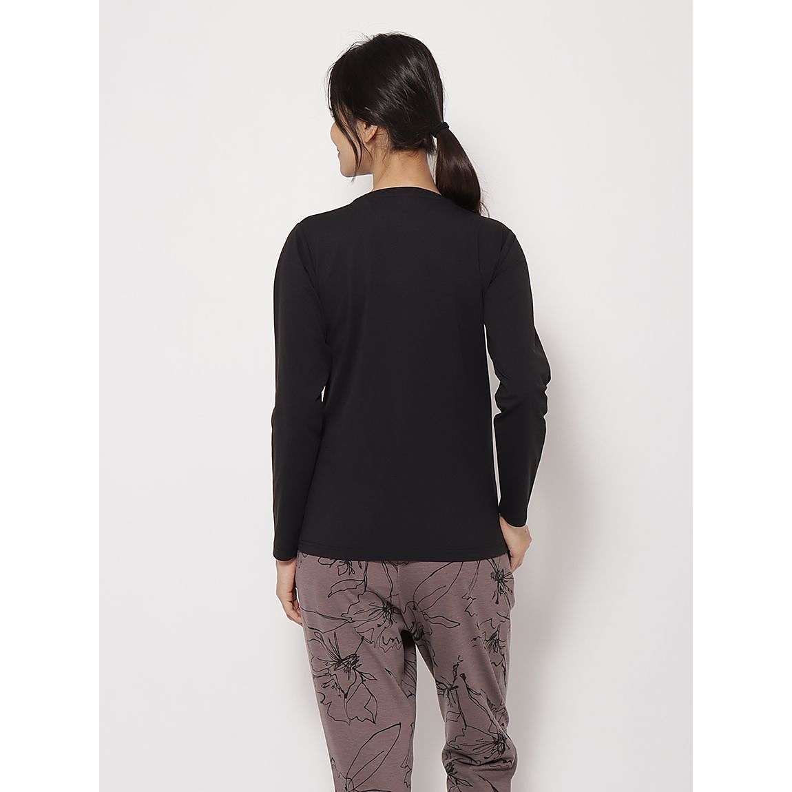 コットンタッチ天竺 レギュラー長袖Tシャツ LADIES