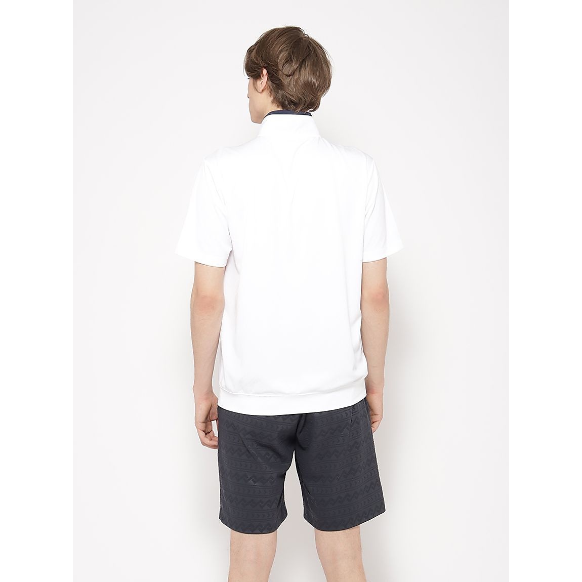 ポリエステルスムース for GOLF ロゴJQハーフジップ MENS