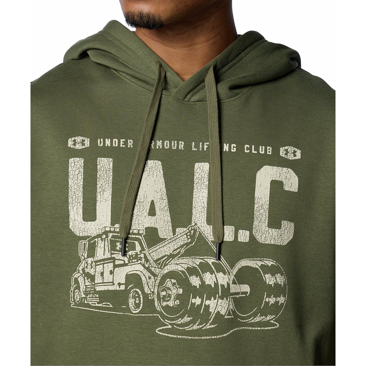 UA RIVAL FLEECE BL PRINTED