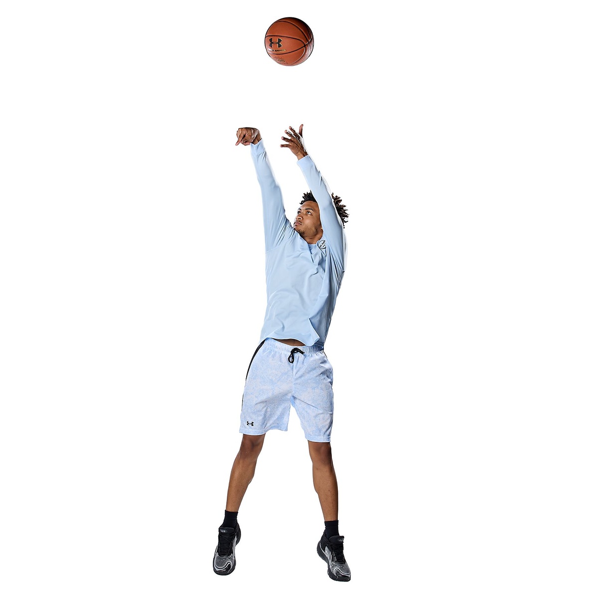 UA TECH LOGO LS T-SHIRTS