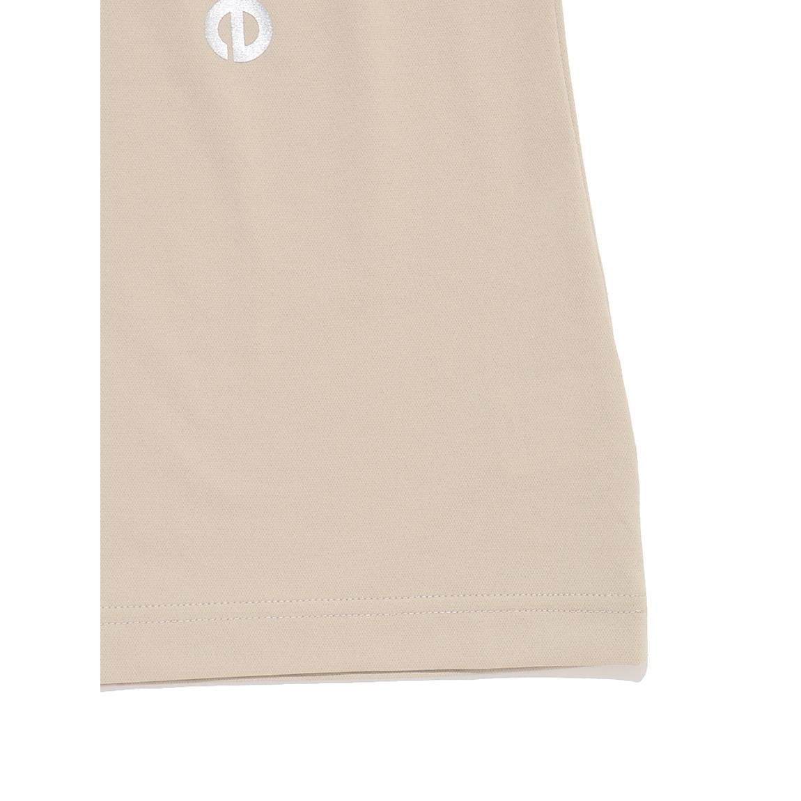 W　マイクロピケ　スリーブレスモックネックPO　SP