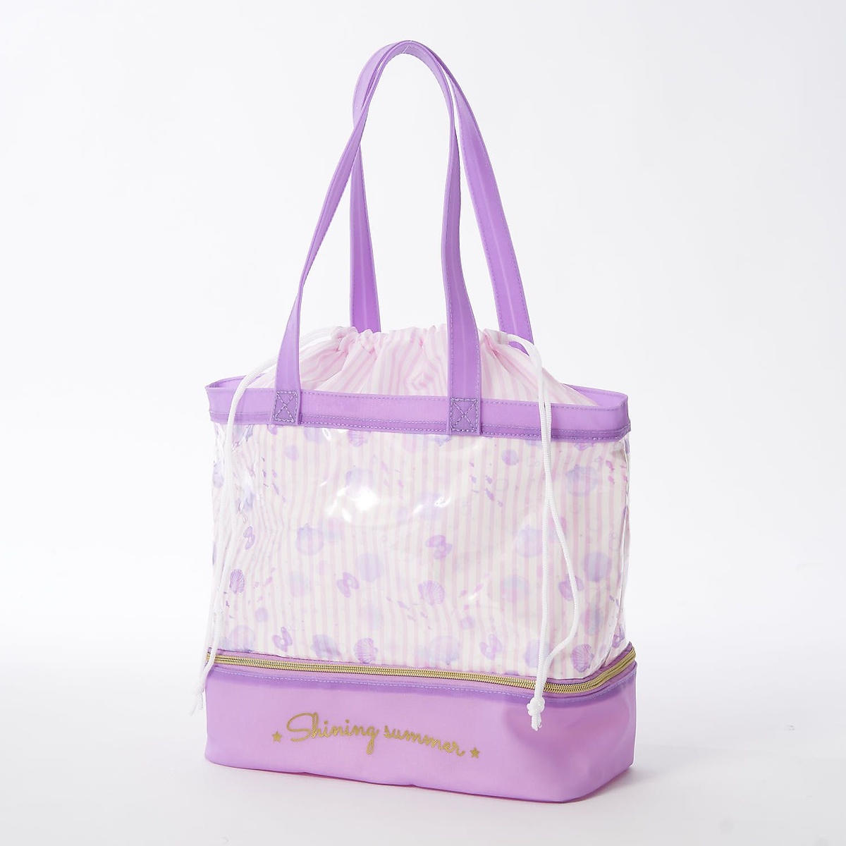 【ReyesReyes】シェル柄2重底トートバッグ