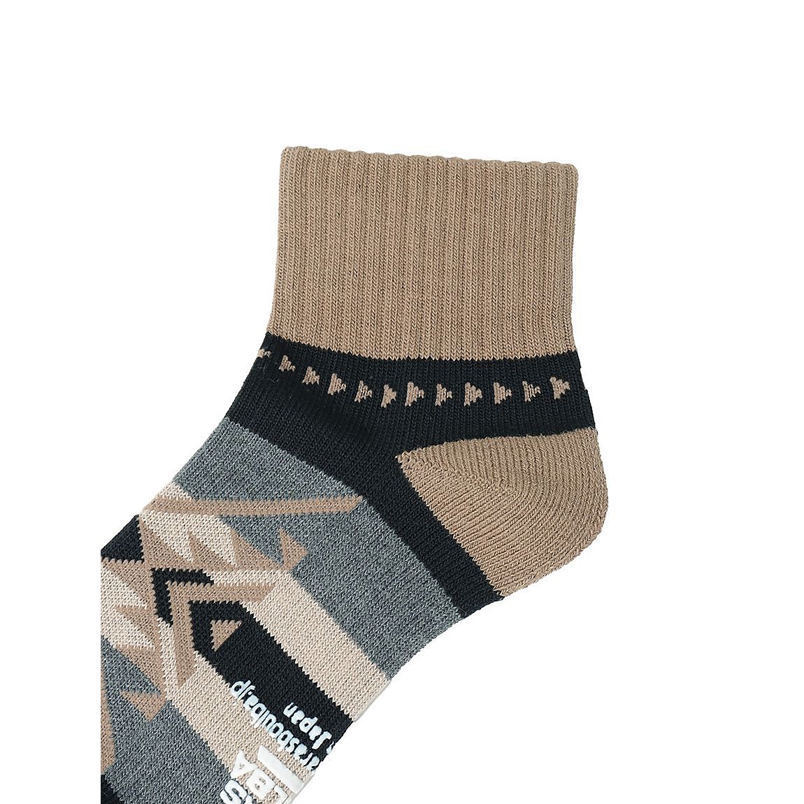 ネイティブ柄ローゲージショートソックス