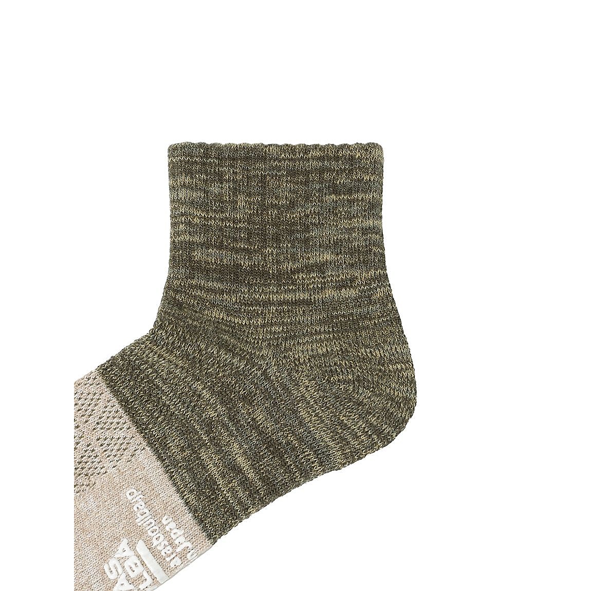 レディース 2面切替ローゲージショートソックス