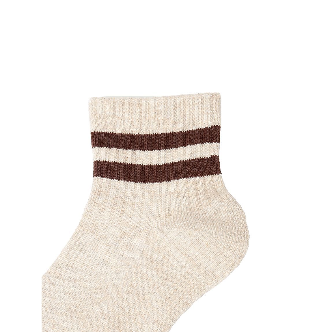 レディース ラインローゲージショートソックス