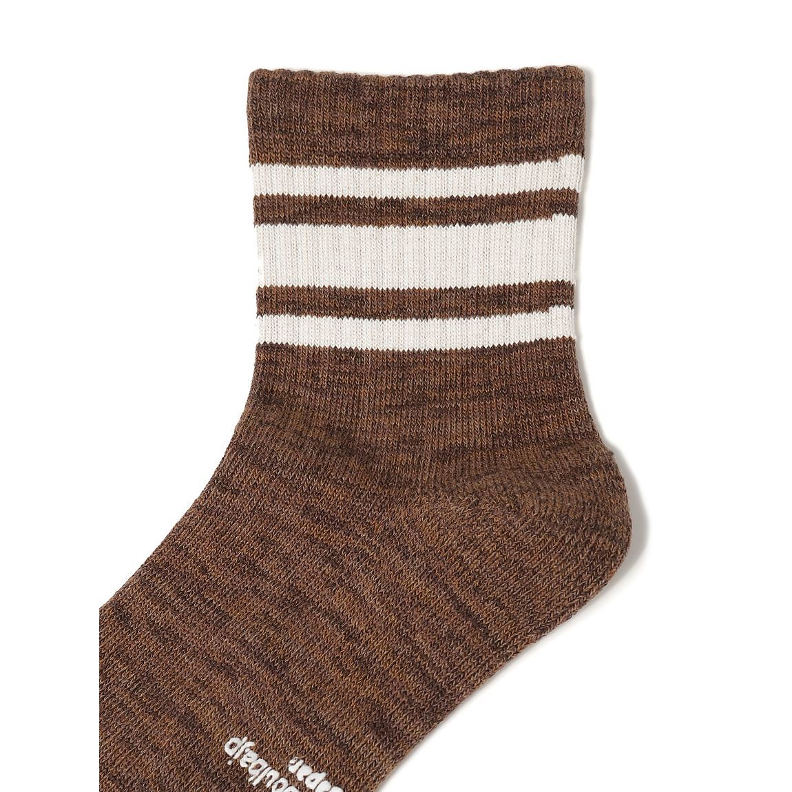 レディース ラインローゲージミドルソックス