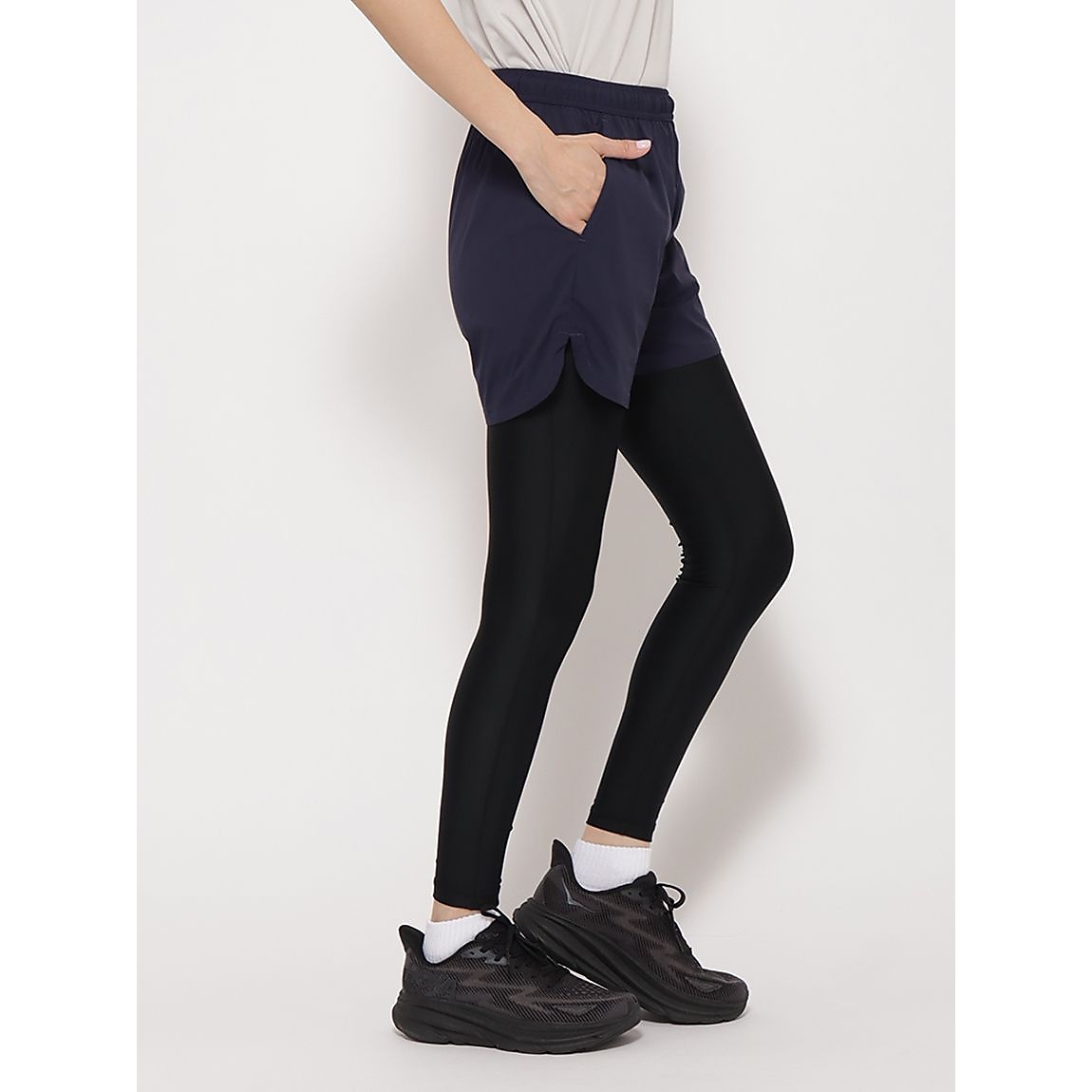 軽量 はっ水 ストレッチ for RUN ショートパンツ+タイツ LADIES