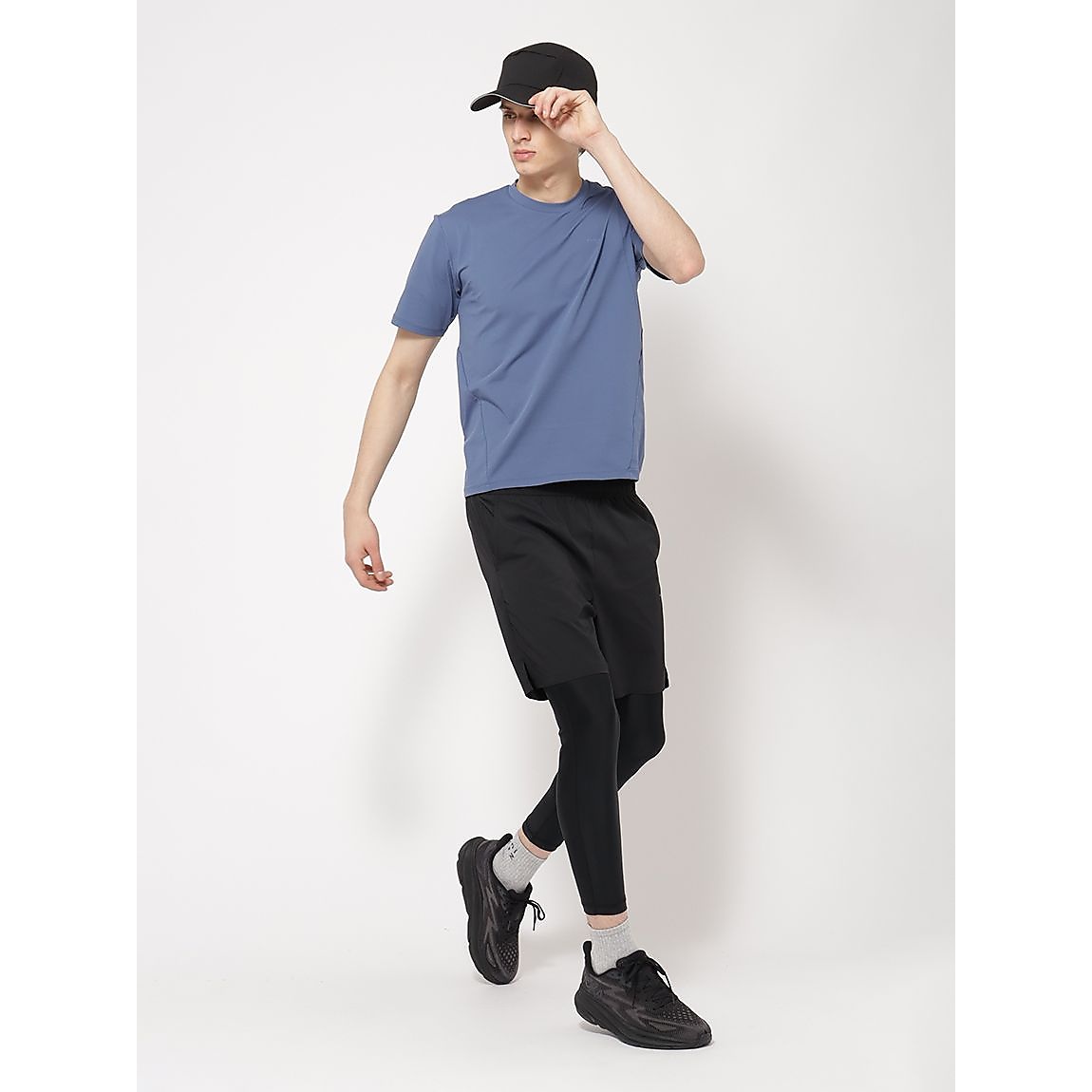 軽量 はっ水 ストレッチ for RUN ベーシックパンツ+タイツ MENS
