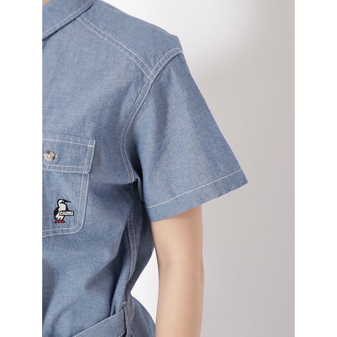 Beaver Yarn-Dyed Chambray S/S Dress
