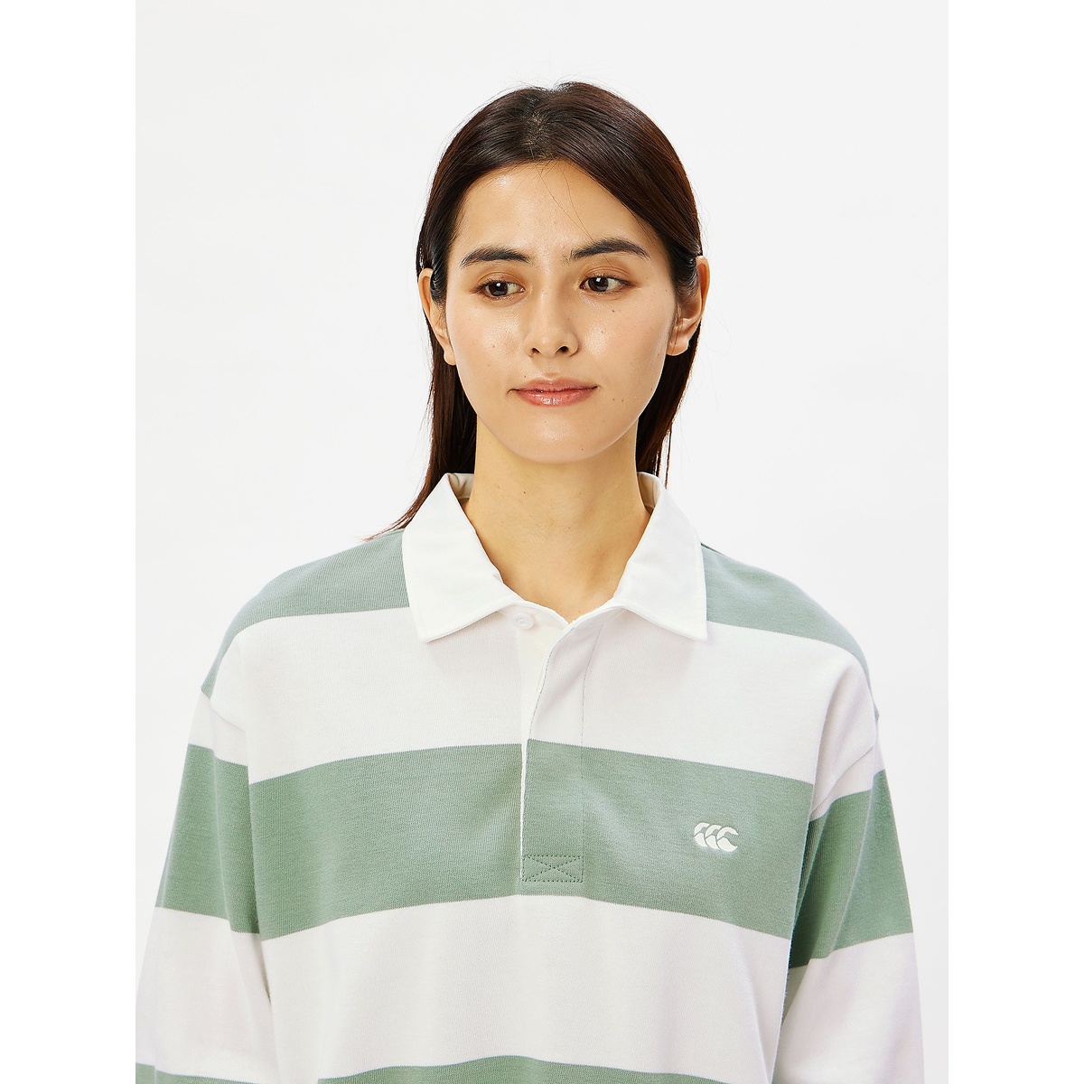 4INCH STRIPE RUGBY JERSEY(ソリッドカラーラグビージャージ)