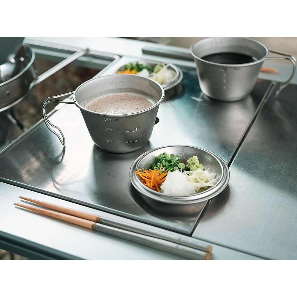 深型チタンシェラカップ蓋付き