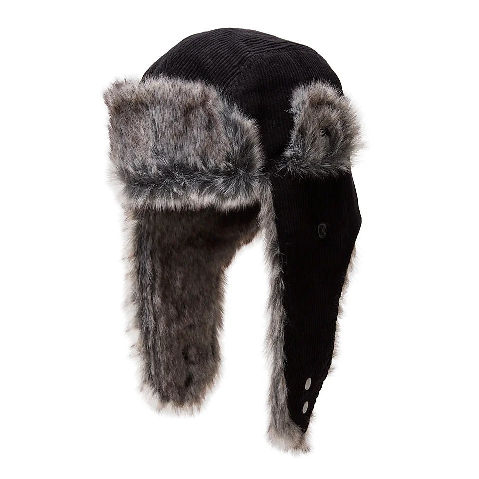 TRAPPER 8W CORDUROY BLK