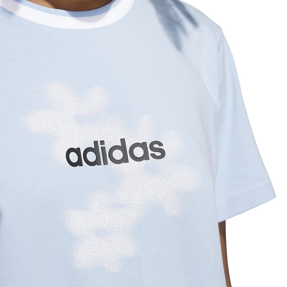 W リニア FLWR グラフィック Tシャツ