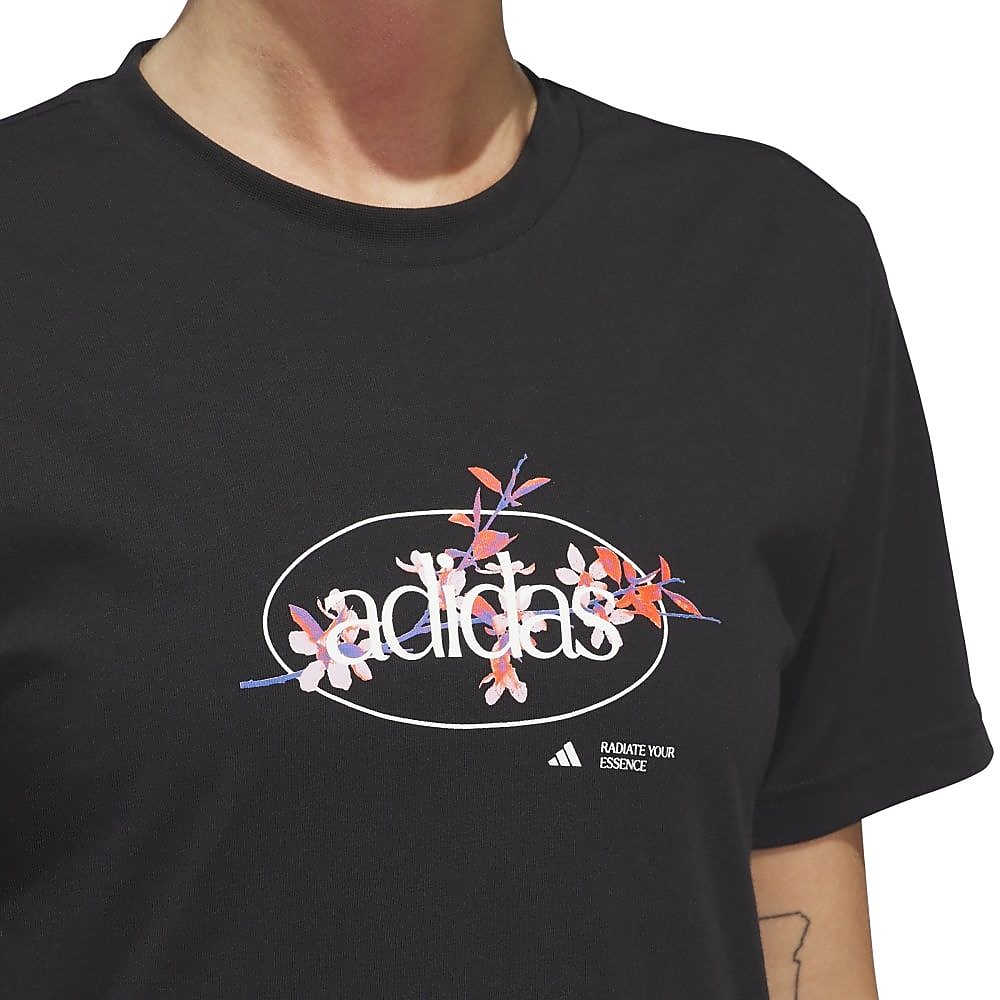 W FLORAL グラフィック Tシャツ