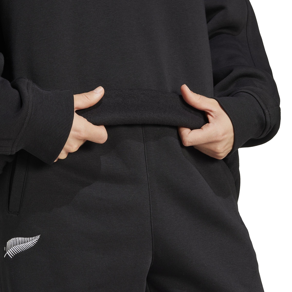 W ALL BLACKS トレフォイル ESS クルーネック フリース