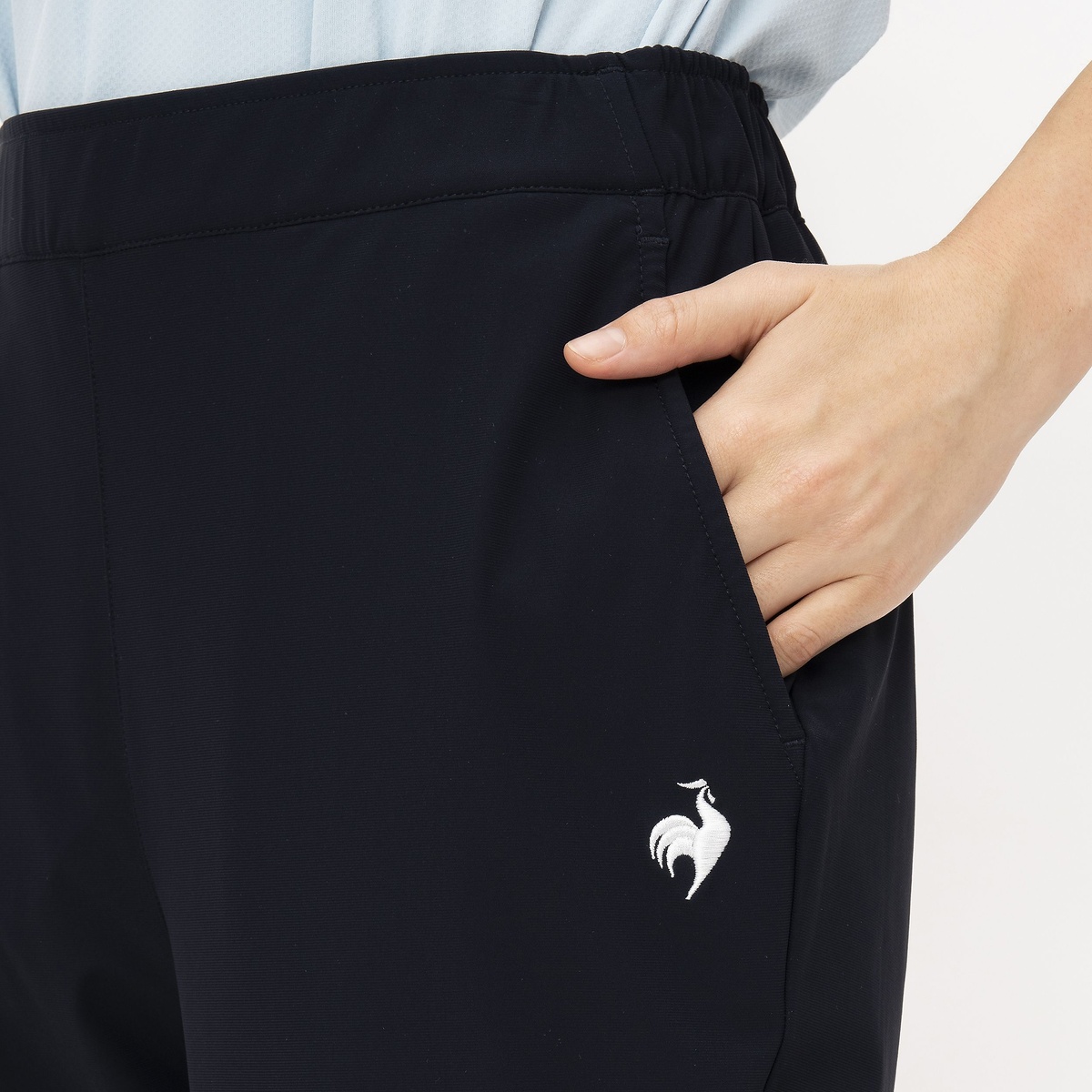 接触冷感クロップドパンツ