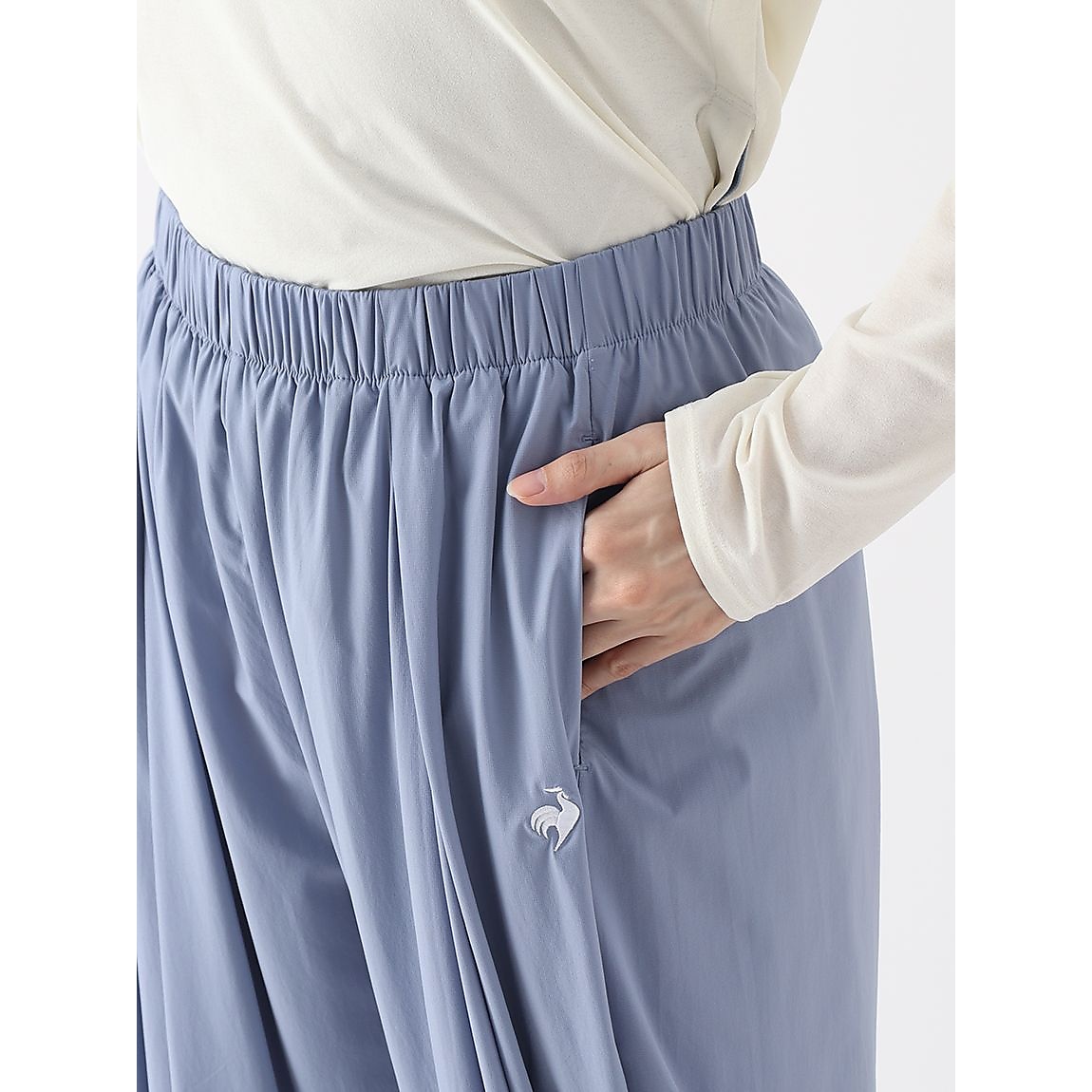 ウーブンワイドパンツ