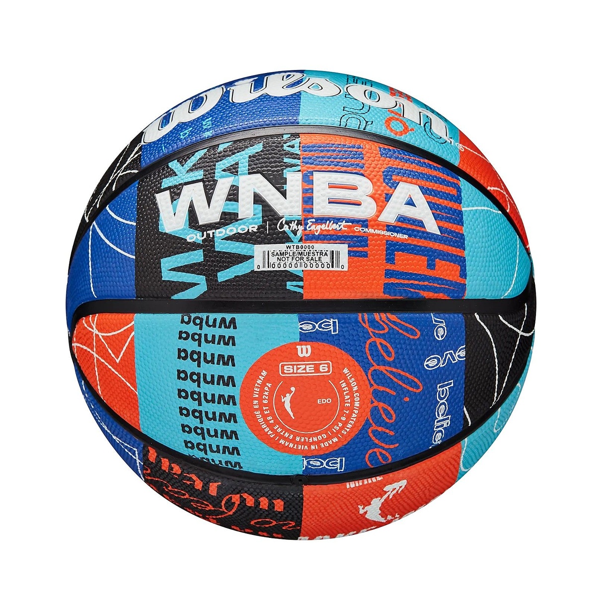 WNBA HEIR バスケットボール  6号(WNBA HEIR BSKT Blue/Orange 6)