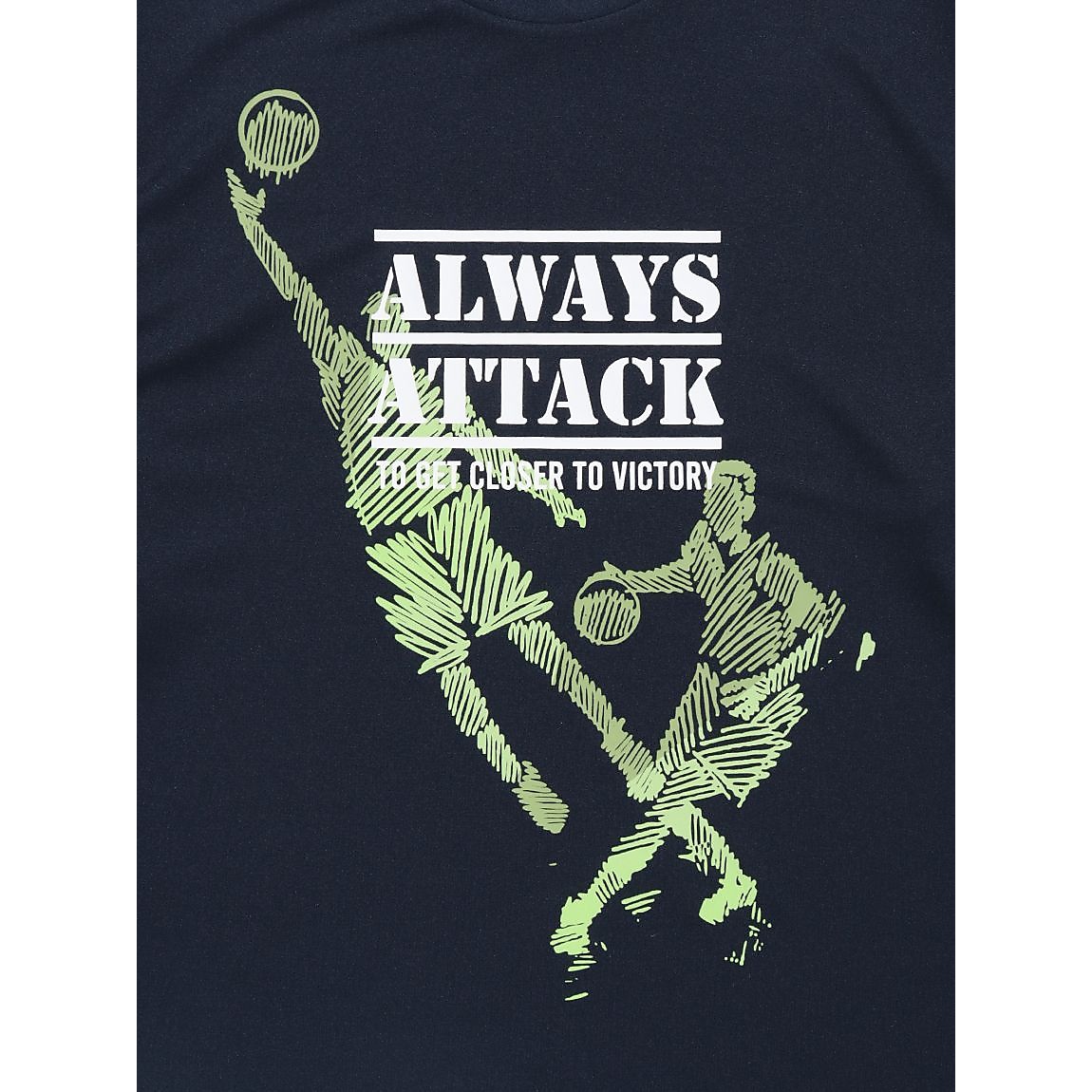 24AWグラフィック長袖Tシャツ Always Attack