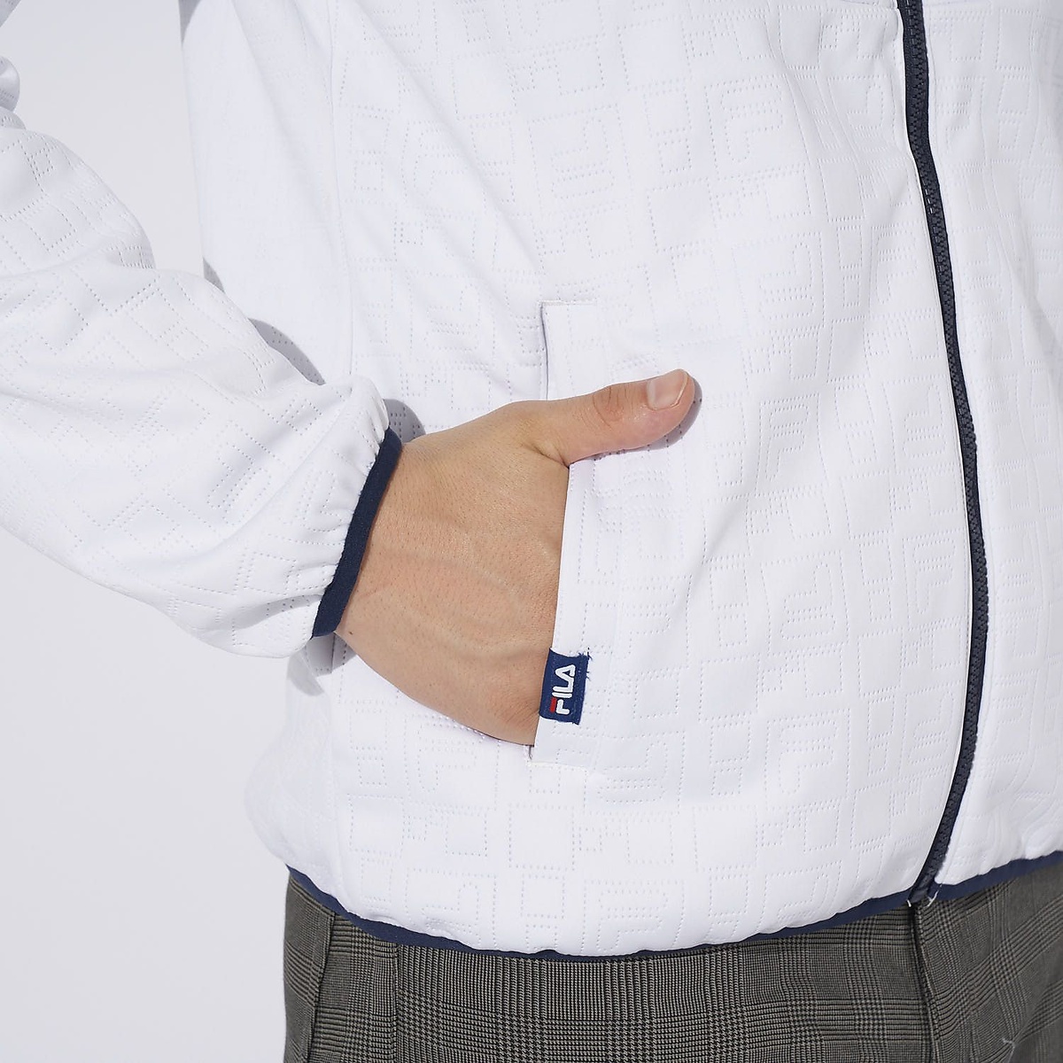 FILA GOLF 高周波キルトボンディングブルゾン