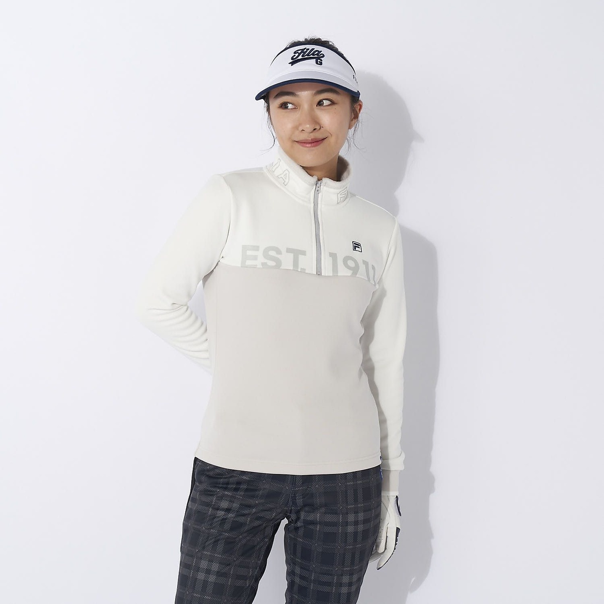 FILA GOLF 長袖ハーフジップシャツ