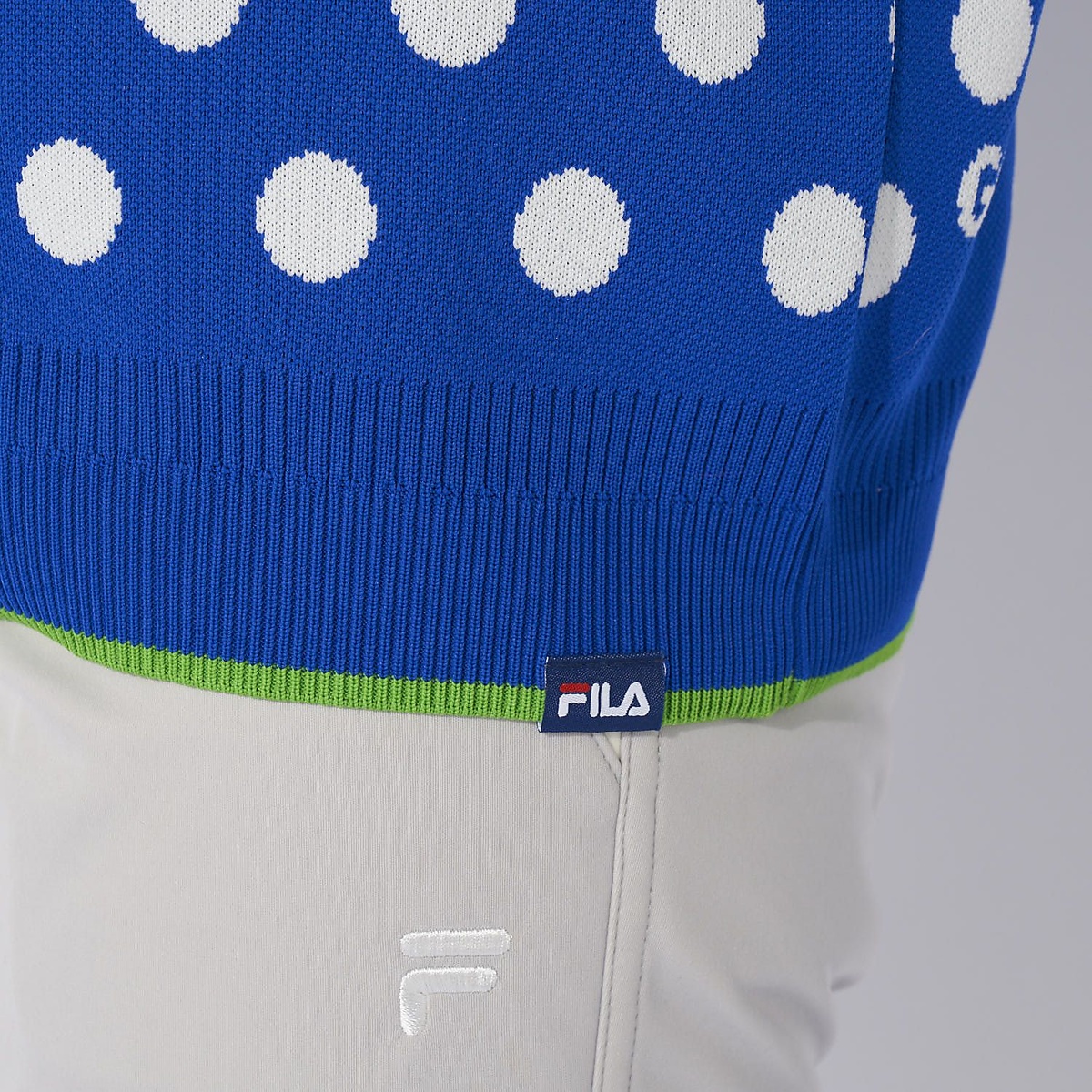 FILA GOLF 柄バリエーションセーター