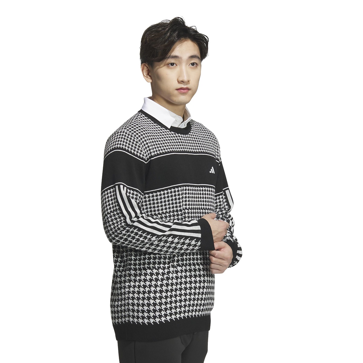TOURPKハウンドトゥースセーター