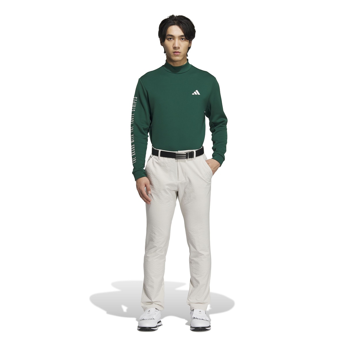 CLUBワーディングモックネックLSシャツ