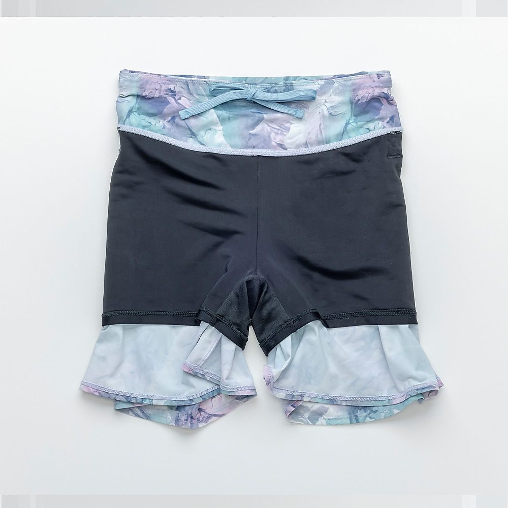 ナイキ SP25 ジップ付き袖なしゆったりシルエット総柄2in1パンツセパレーツ