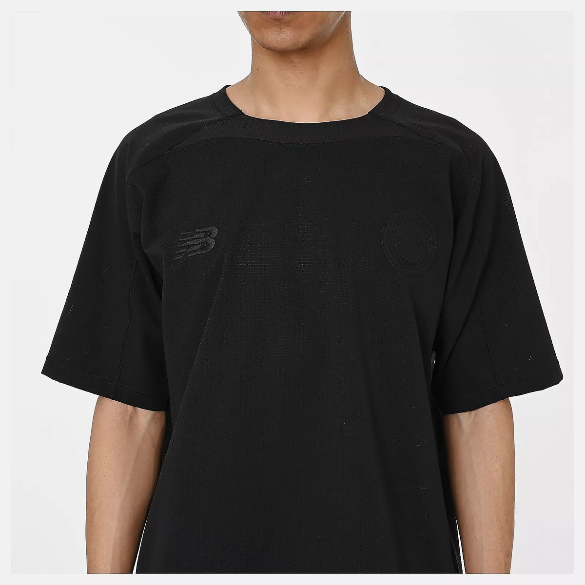 メッシュストレッチ ウーブンショートスリーブシャツ