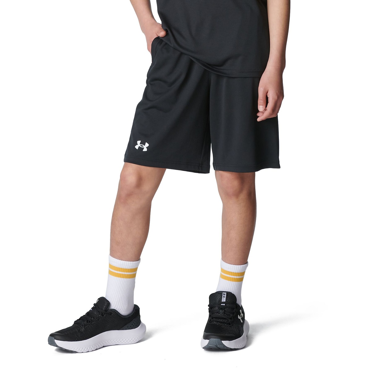 UA TECH COLOR BLOCK T-SHIRT ＆ SHORTS SET