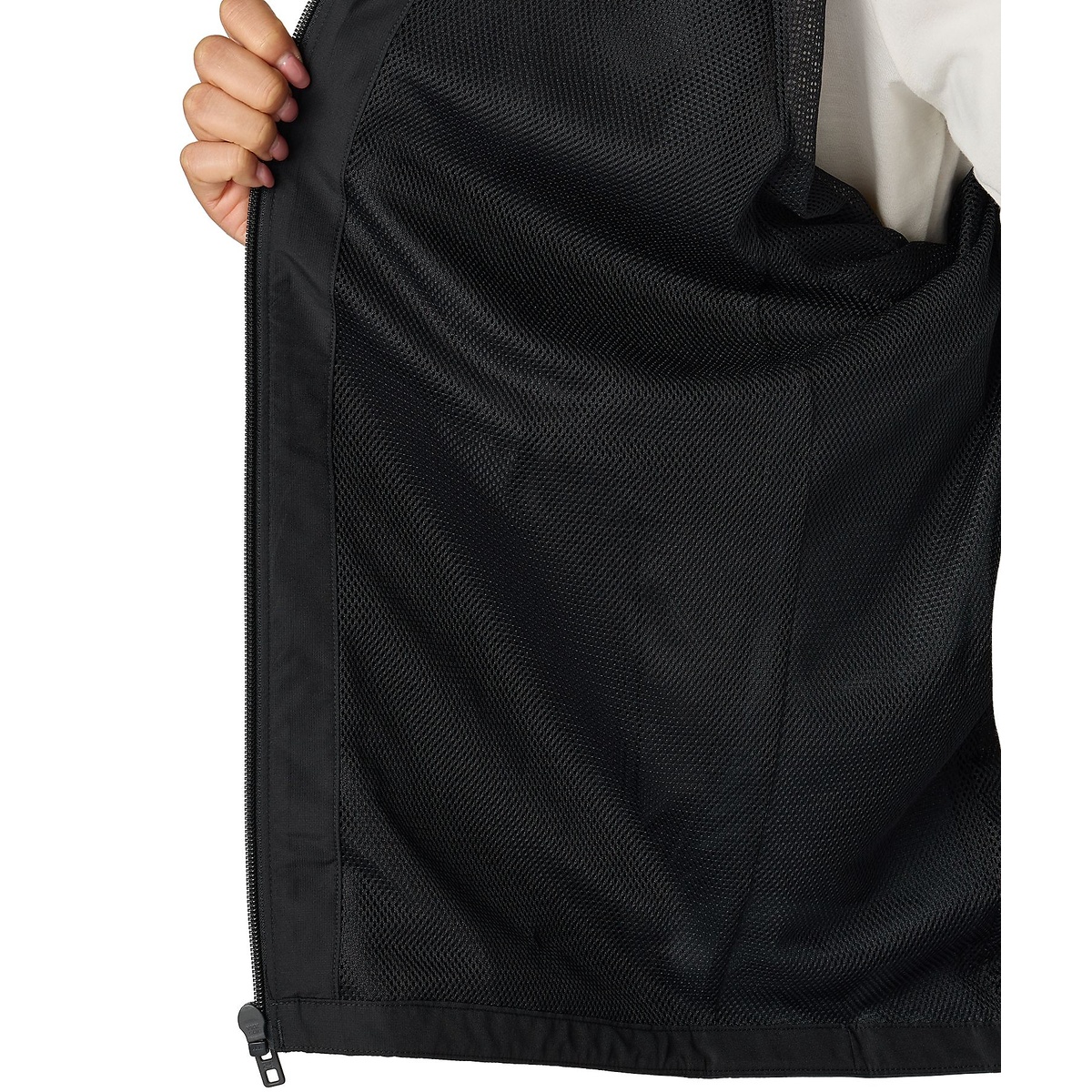 UA MESH LINER WOVEN HOODIE