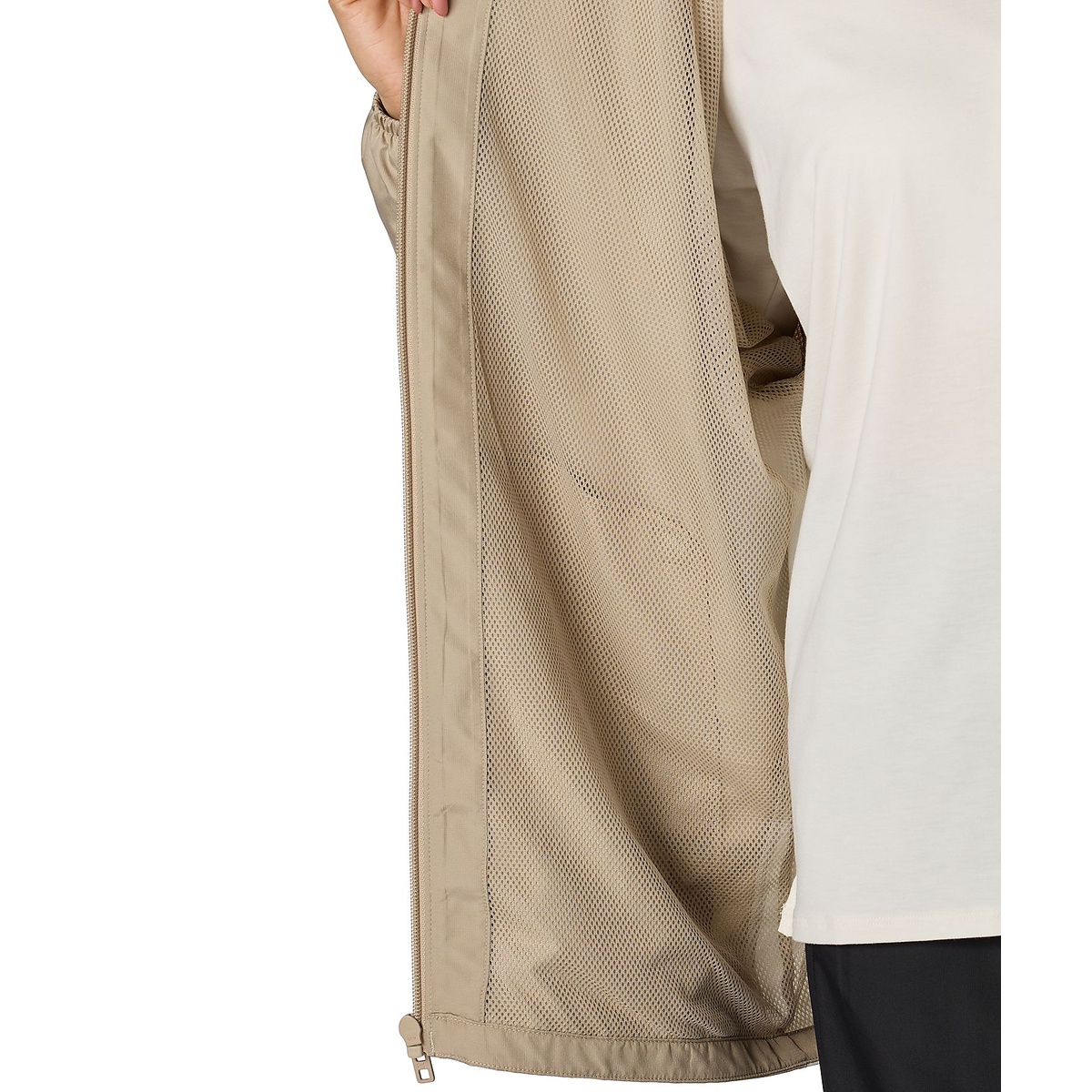 UA MESH LINER WOVEN HOODIE